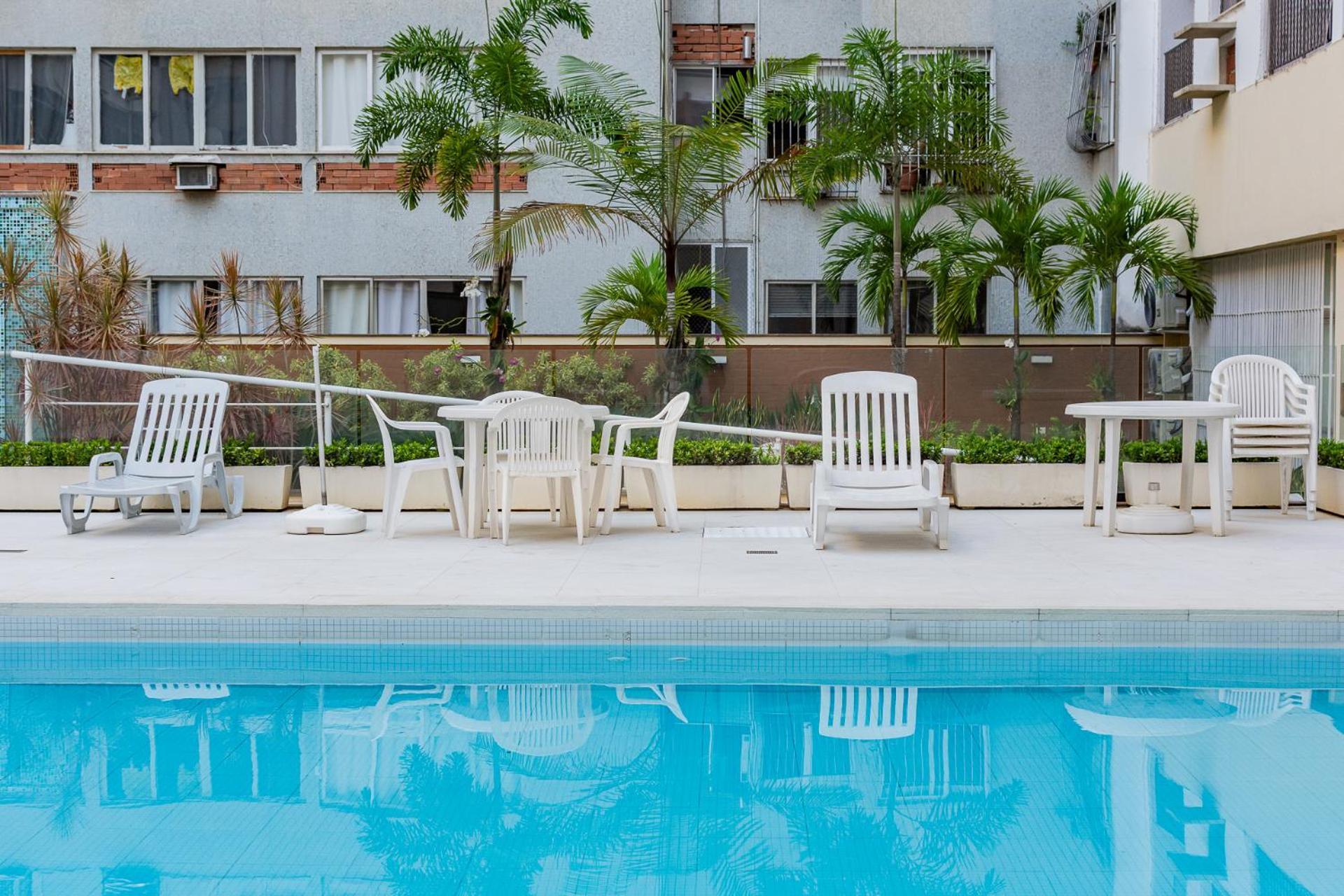 Flat Posto 6 Com Piscina - Copacabana Rio de Janeiro Eksteriør billede